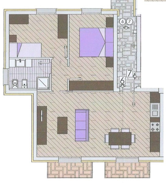 Floor plan Apt 6